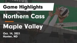 Northern Cass  vs Maple Valley Game Highlights - Oct. 14, 2021