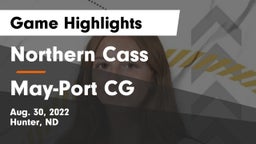 Northern Cass  vs May-Port CG  Game Highlights - Aug. 30, 2022