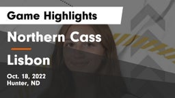 Northern Cass  vs Lisbon   Game Highlights - Oct. 18, 2022
