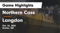Northern Cass  vs Langdon Game Highlights - Oct. 26, 2023