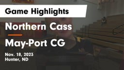 Northern Cass  vs May-Port CG Game Highlights - Nov. 18, 2023