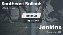 Matchup: Southeast Bulloch vs. Jenkins  2016