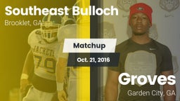 Matchup: Southeast Bulloch vs. Groves  2016