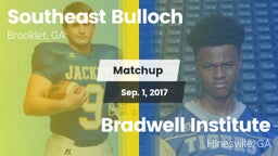 Matchup: Southeast Bulloch vs. Bradwell Institute 2017