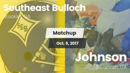 Matchup: Southeast Bulloch vs. Johnson  2017
