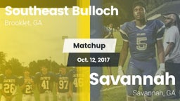 Matchup: Southeast Bulloch vs. Savannah  2017