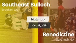 Matchup: Southeast Bulloch vs. Benedictine  2018