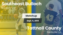 Matchup: Southeast Bulloch vs. Tattnall County  2019