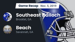 Recap: Southeast Bulloch  vs. Beach  2019
