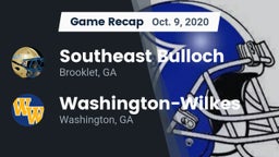 Recap: Southeast Bulloch  vs. Washington-Wilkes  2020