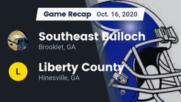 Recap: Southeast Bulloch  vs. Liberty County  2020