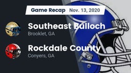 Recap: Southeast Bulloch  vs. Rockdale County  2020