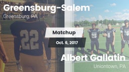 Matchup: Greensburg-Salem vs. Albert Gallatin 2017