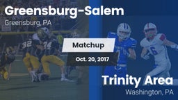 Matchup: Greensburg-Salem vs. Trinity Area  2017