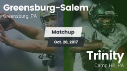 Matchup: Greensburg-Salem vs. Trinity  2017