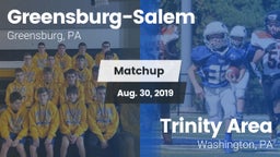 Matchup: Greensburg-Salem vs. Trinity Area  2019