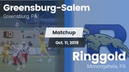Matchup: Greensburg-Salem vs. Ringgold  2019