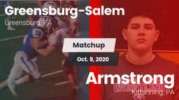Matchup: Greensburg-Salem vs. Armstrong  2020