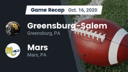 Recap: Greensburg-Salem  vs. Mars  2020
