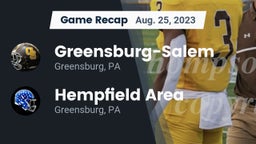 Recap: Greensburg-Salem  vs. Hempfield Area  2023
