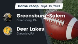 Recap: Greensburg-Salem  vs. Deer Lakes  2023