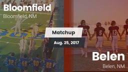 Matchup: Bloomfield High vs. Belen  2017