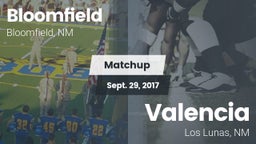 Matchup: Bloomfield High vs. Valencia  2017