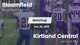 Matchup: Bloomfield High vs. Kirtland Central  2019