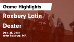 Roxbury Latin  vs Dexter Game Highlights - Dec. 28, 2018