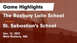 The Roxbury Latin School vs St. Sebastian's School Game Highlights - Jan. 12, 2022