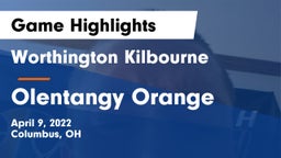 Worthington Kilbourne  vs Olentangy Orange  Game Highlights - April 9, 2022