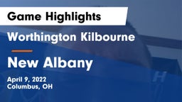 Worthington Kilbourne  vs New Albany Game Highlights - April 9, 2022