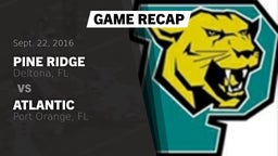 Recap: Pine Ridge  vs. Atlantic  2016