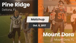 Matchup: Pine Ridge High vs. Mount Dora  2017