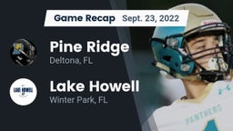 Recap: Pine Ridge  vs. Lake Howell  2022