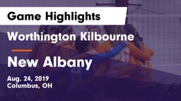 Worthington Kilbourne  vs New Albany Game Highlights - Aug. 24, 2019