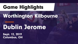 Worthington Kilbourne  vs Dublin Jerome  Game Highlights - Sept. 12, 2019