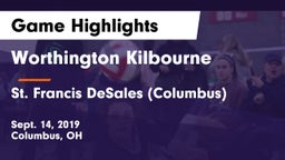 Worthington Kilbourne  vs St. Francis DeSales  (Columbus) Game Highlights - Sept. 14, 2019