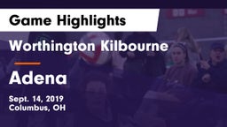 Worthington Kilbourne  vs Adena  Game Highlights - Sept. 14, 2019