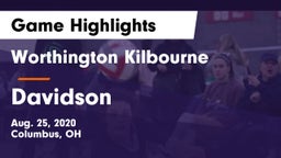 Worthington Kilbourne  vs Davidson  Game Highlights - Aug. 25, 2020