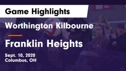 Worthington Kilbourne  vs Franklin Heights Game Highlights - Sept. 10, 2020