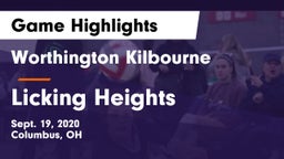 Worthington Kilbourne  vs Licking Heights  Game Highlights - Sept. 19, 2020