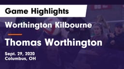 Worthington Kilbourne  vs Thomas Worthington  Game Highlights - Sept. 29, 2020