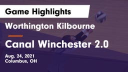 Worthington Kilbourne  vs Canal Winchester 2.0 Game Highlights - Aug. 24, 2021