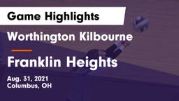 Worthington Kilbourne  vs Franklin Heights Game Highlights - Aug. 31, 2021