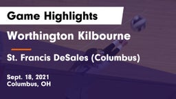 Worthington Kilbourne  vs St. Francis DeSales  (Columbus) Game Highlights - Sept. 18, 2021
