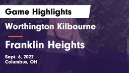 Worthington Kilbourne  vs Franklin Heights  Game Highlights - Sept. 6, 2022