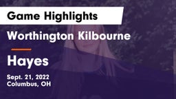 Worthington Kilbourne  vs Hayes  Game Highlights - Sept. 21, 2022