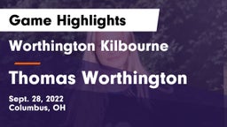Worthington Kilbourne  vs Thomas Worthington  Game Highlights - Sept. 28, 2022