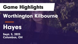 Worthington Kilbourne  vs Hayes  Game Highlights - Sept. 5, 2023
